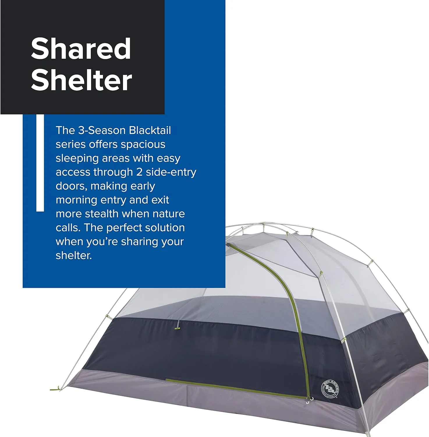 Big Agnes Blacktail Backpacking and Camping Tent