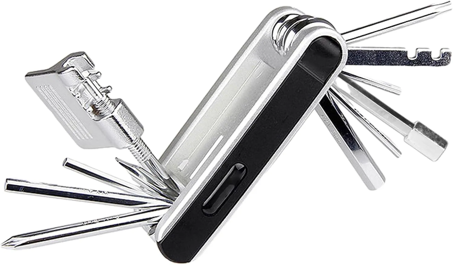 Bike Multi Tool, Bike Repair Kits 12 In 1 Multi-Function Bike Tool Kits, Portable Foldable Bike Multitool Tool With High Strength For Road Bikes And Mountain Bikes