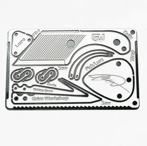 Biko Wright Signature Survival Card - wallet tool - small survival kit - credit card multitool