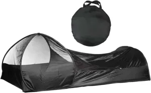 Bivy Tent Polyester Cloth Portable Easy Setup Windproof Personal Tent Foldable for Hiking Trekking Fishing Backpacking Sports