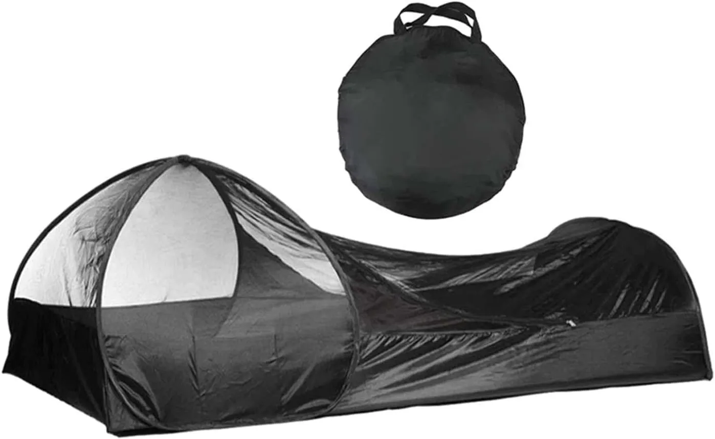 Bivy Tent Polyester Cloth Portable Easy Setup Windproof Personal Tent Foldable for Hiking Trekking Fishing Backpacking Sports