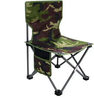 BK&MF Folding Camping Chair,Comfortable Reclining Folding Chair with Storage Pocket Adjustable Lawn Chair Stable Compact for Storage and Travel,A,65x39x39cm(26x15x15inch)