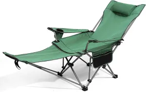 BK&MF Folding Reclining Folding Chair,Portable Outdoor Camping Chair Removable Stable Portable Compact for Storage and Travel,B