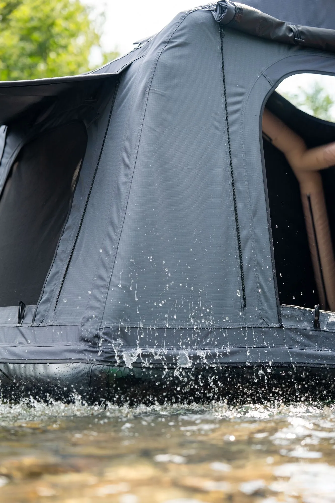Black Ladder, Amphibious Luxurious touch SUV,Truck Special edition sale Car Inflatable Auto Foldable ) Glamping Tent Touring(Without People 2-3 and Roof Camping camping Top Tent for Self-Driving Universal Outdoor for