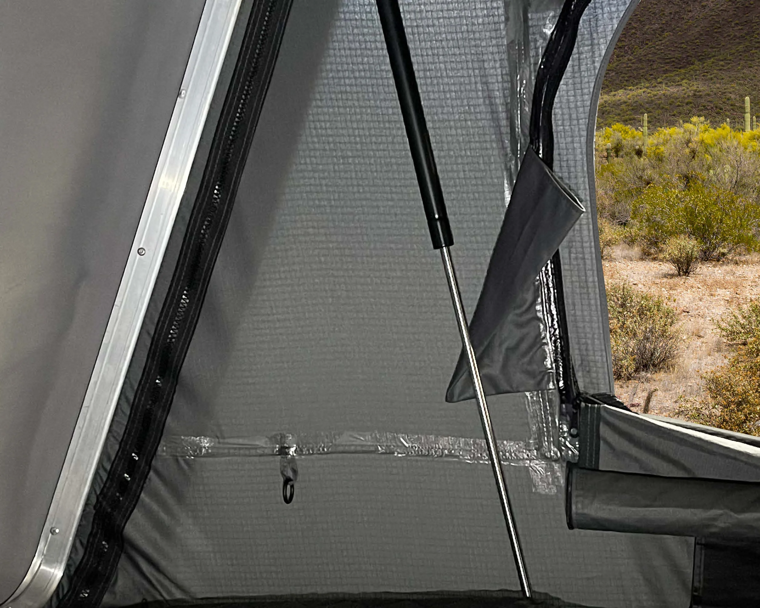 Body 4 Grey Trend-setting Bushveld Green Shell Quick resolution & Person, Roof Top Tent, Cantilever - Rainfly 4 HD Hard