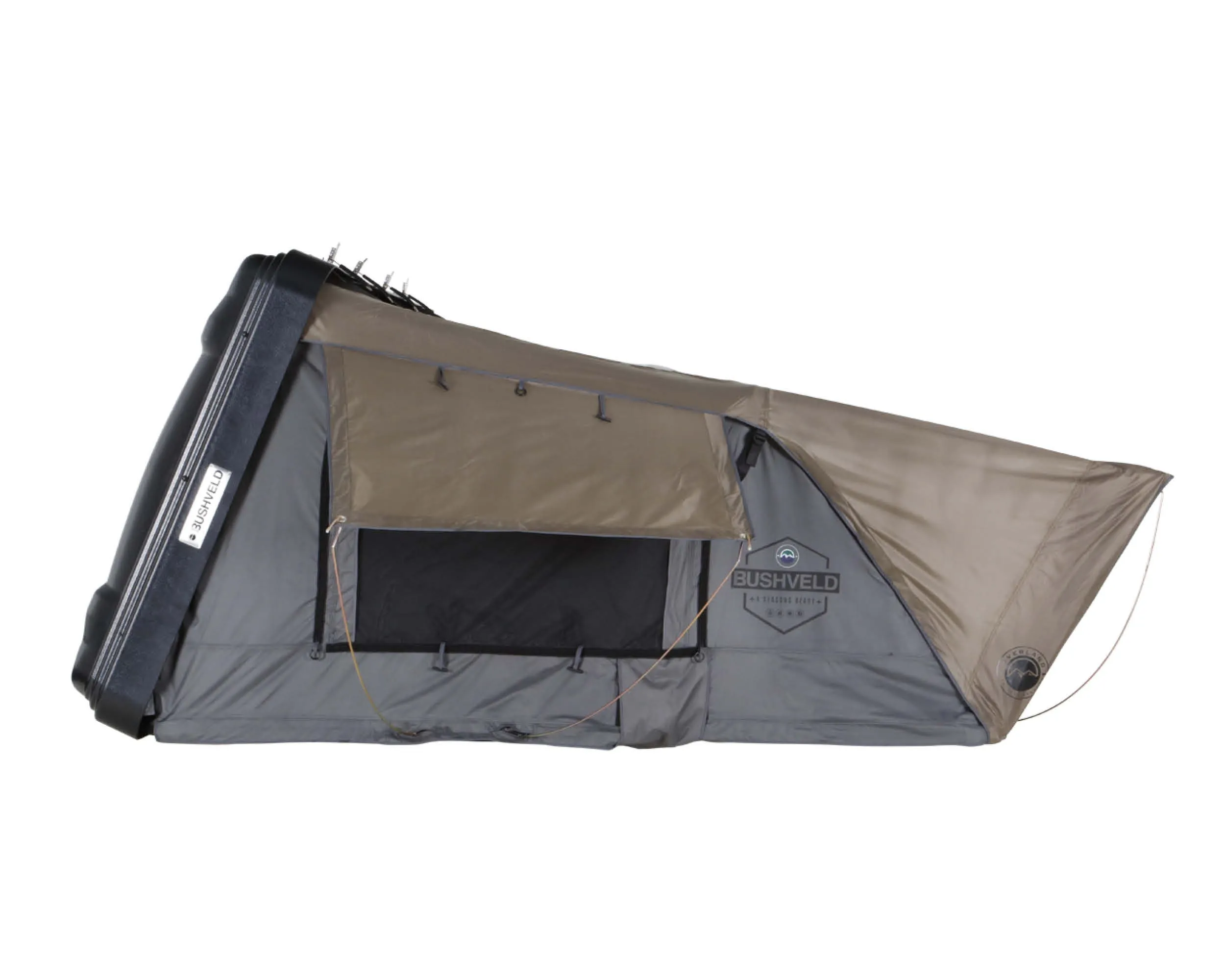 Body 4 Grey Trend-setting Bushveld Green Shell Quick resolution & Person, Roof Top Tent, Cantilever - Rainfly 4 HD Hard
