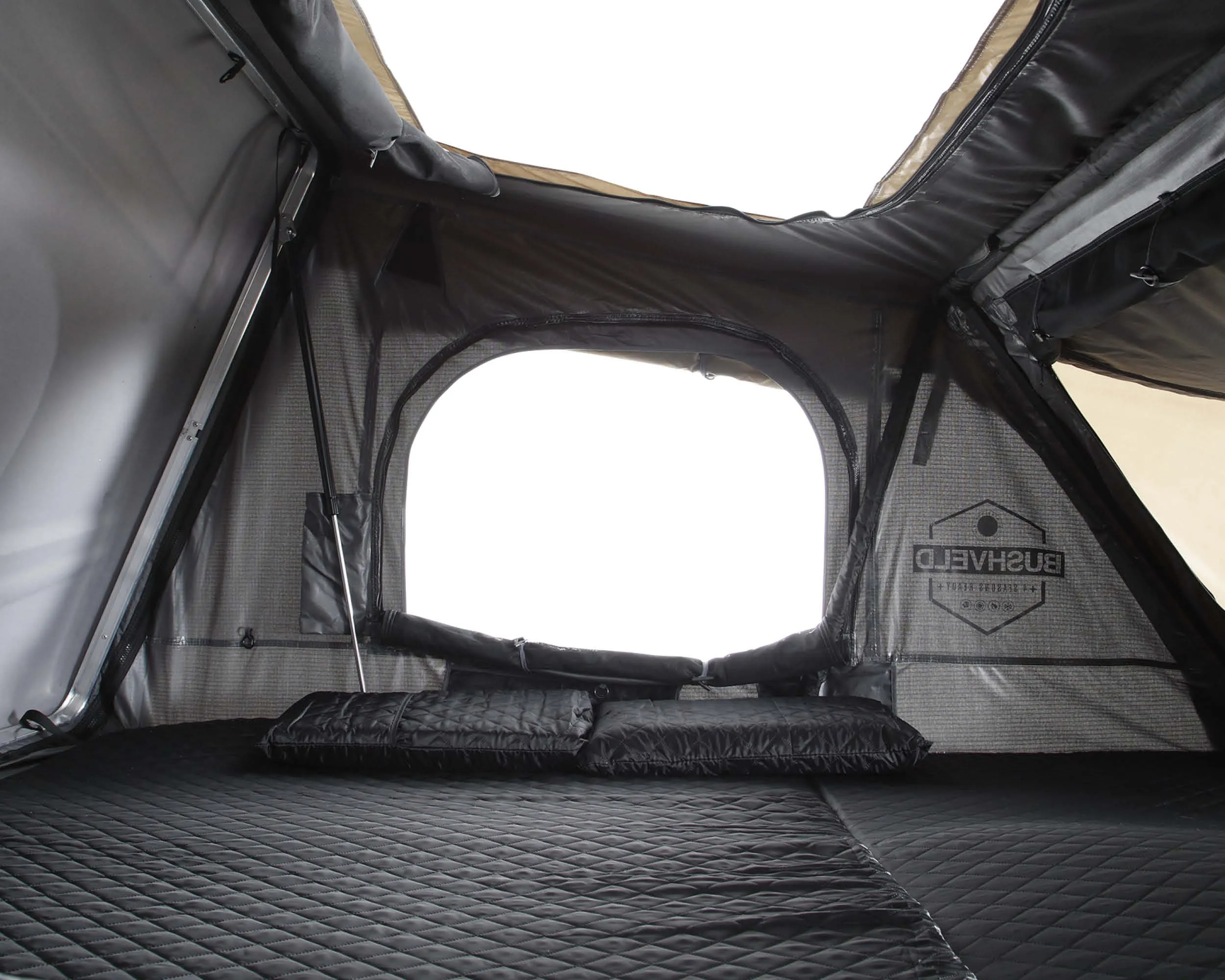 Body 4 Grey Trend-setting Bushveld Green Shell Quick resolution & Person, Roof Top Tent, Cantilever - Rainfly 4 HD Hard