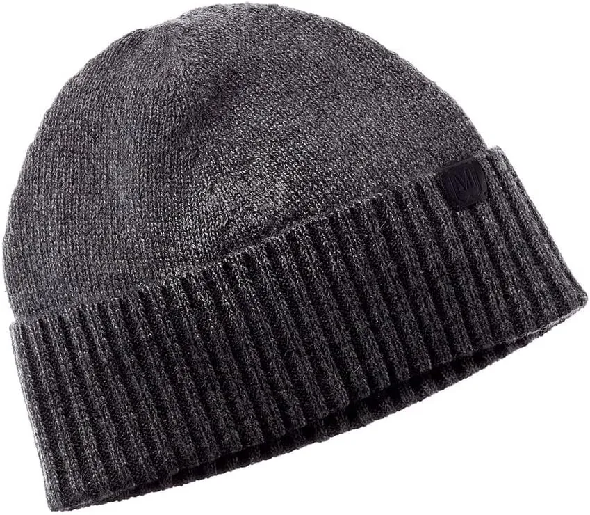 Bruno Magli 100% Italian Cashmere Hat for Men – Men’s Knit Winter Beanie