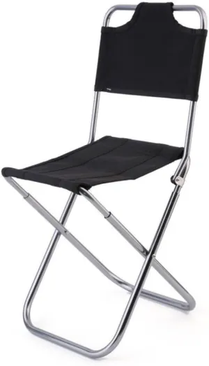 Cabilock Portable Aluminum Alloy Folding Chair Backrest 600d Waterproof Fabric Easy to Clean for Home/Camping/Travel