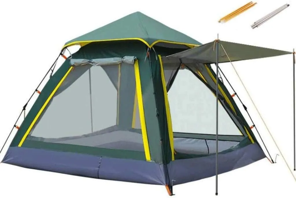 Cabin Tent with Instant Setup | Cabin Tent for Camping Sets Up in 60 Seconds