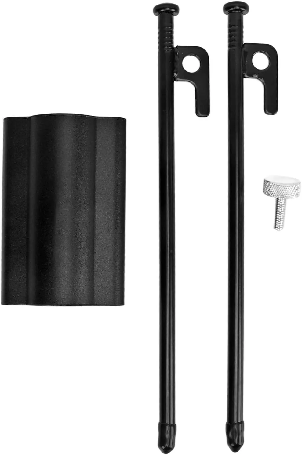 Camping Canopy Pole Holder Aluminum Alloy Copper Adjustable Nut Tent Pole Bracket Awning Rod Stand for Outdoor Camping Canopy Tent Aluminum Alloy Material 433g
