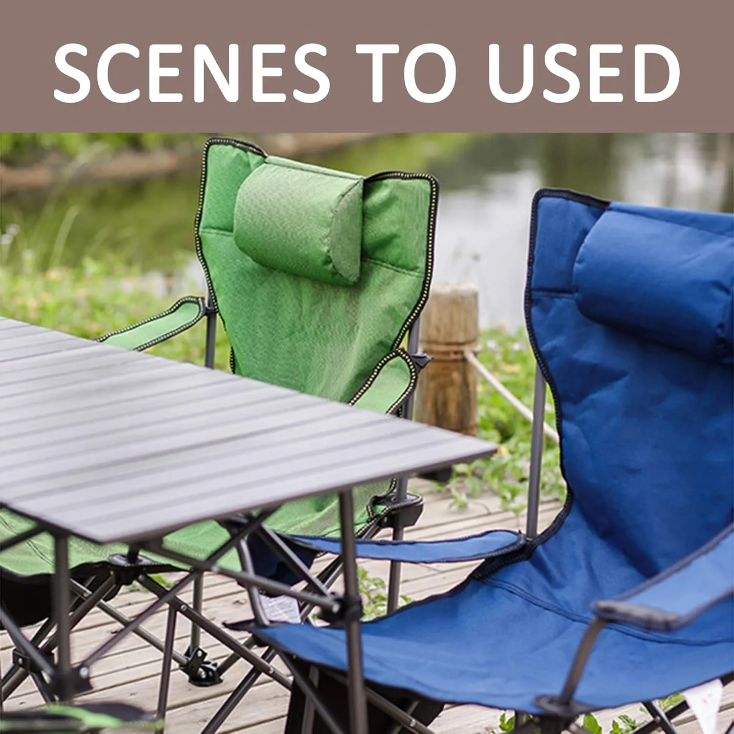 Camping Chair Recliner Portable, Beach Chairs Height Folding Lightweight, Comfortable Camping Chairs, for Camping, Hiking Fishing,B