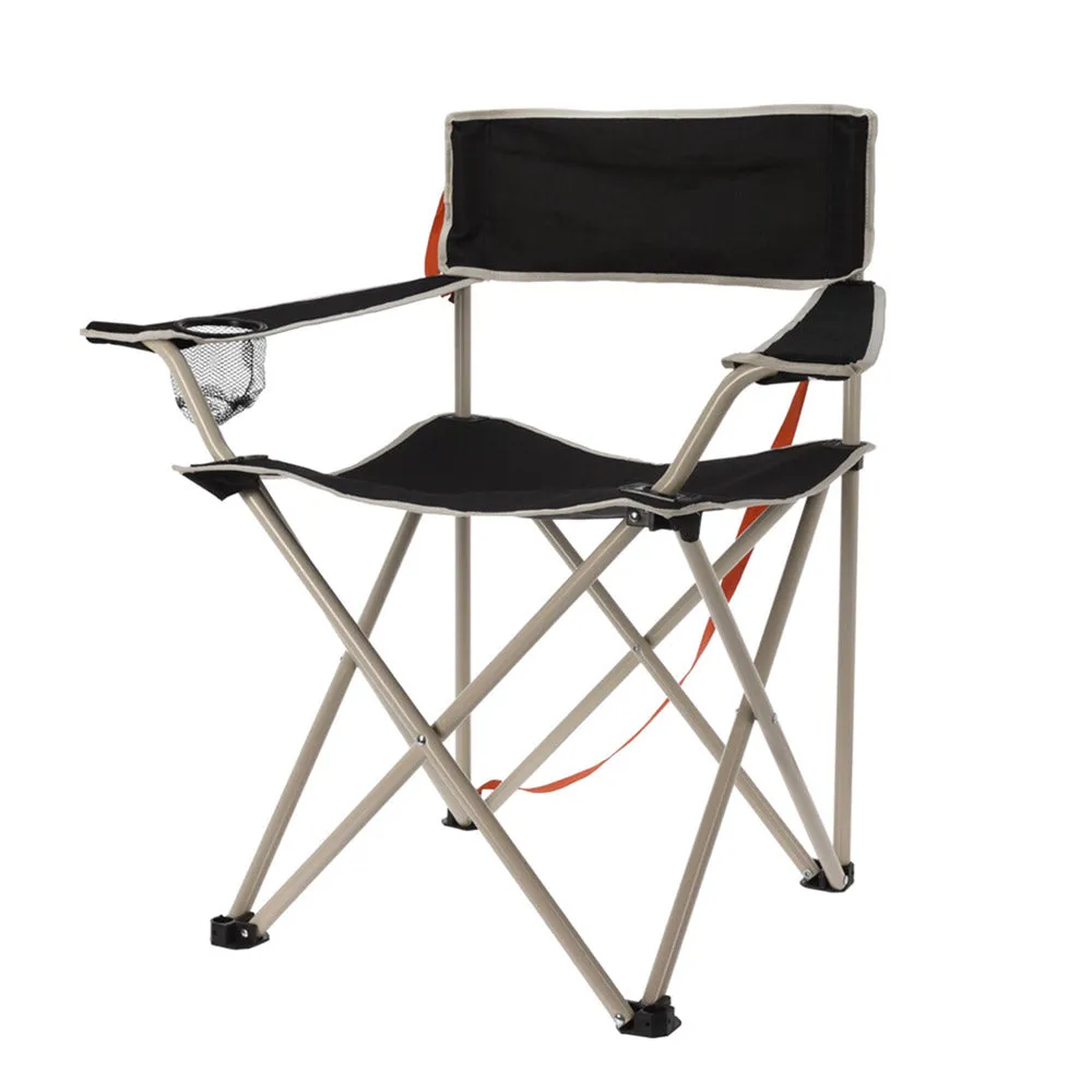 Camping Chair with Carry Bag and Cup Holder - Deluxe Foldable Design