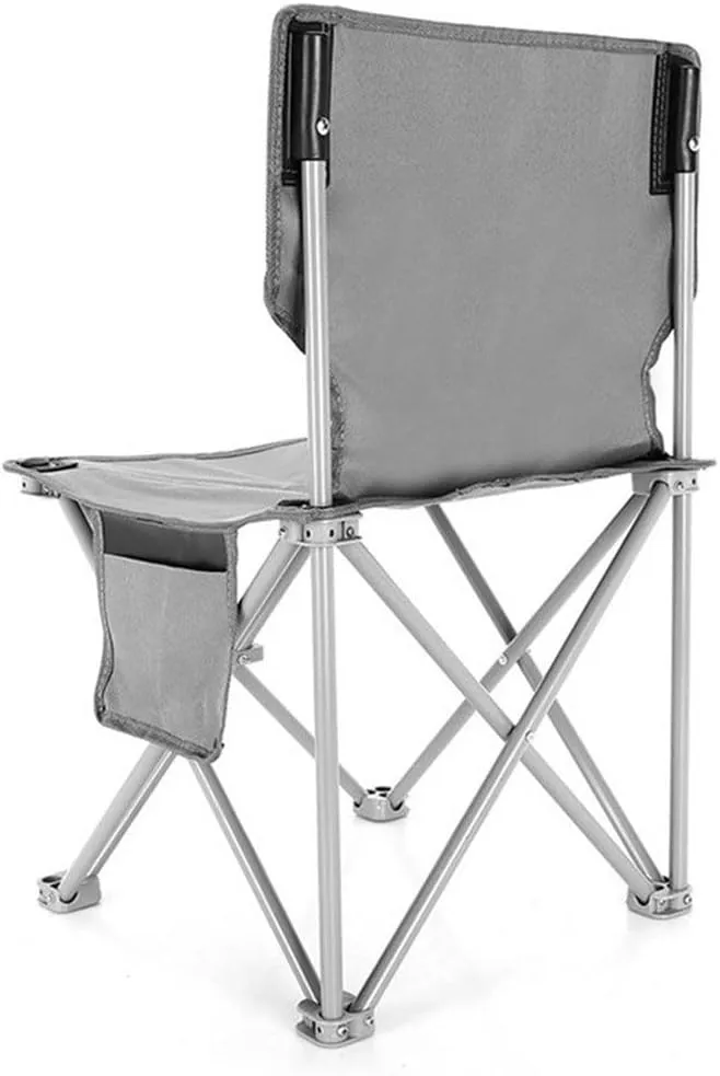 Camping Chairs,Ultralight Outdoor Folding Camping Chair Picnic Travel Leisure Backpack Foldable Beach Fishing Portable Chair Camping Equipment/D/Light Grey