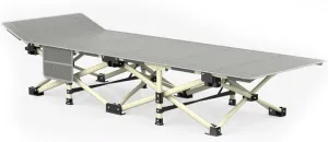 Camping Cot Bed Comfortable Neck Guard Camping Cot, Portable Foldable Outdoor Bed with Carry Bag for Adults Kids, Heavy Duty Cot for Traveling Gear Supplier Comfortable for Outdoor&Indoor