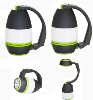 Camping Lantern Portable Work Tent Light Dimming Rechargeable Desk Table lamp 5 Modes Outdoor COB IP65 Waterproof Emergency 2 Pack