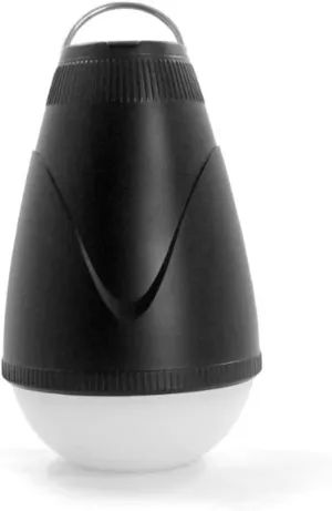 Camping Lantern Rechargeable, LED Tent Lights, Mini Flashlight with 3 Light Modes, Emergency Lantern with Remote Control for Power Outages, Hurricane, Outdoor (Black)
