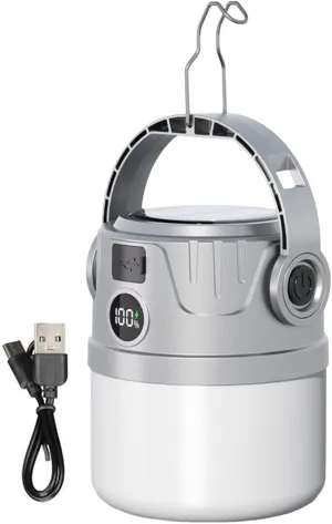 Camping Lantern Rechargeable | Survival Gear Light | Portable Led Camping Lantern,Portable Compact Multifunctional Lights for Outdoor Home Night Working Use