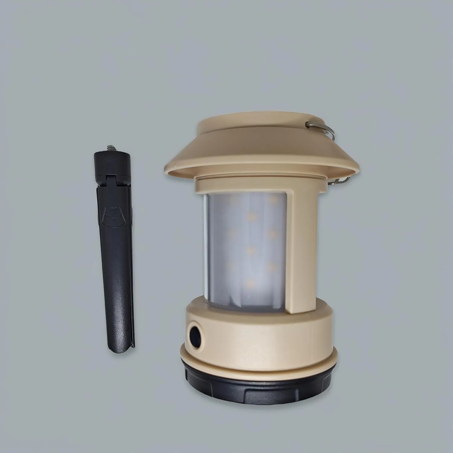 Camping Light with Stand - Rechargeable Kids Camping Lantern, LED Decorative Lights, Solar and USB-C Charging, 3 Lighting Modes, 1200mAh Battery, for Home Decor, Outdoor Camping, and Festival Parties