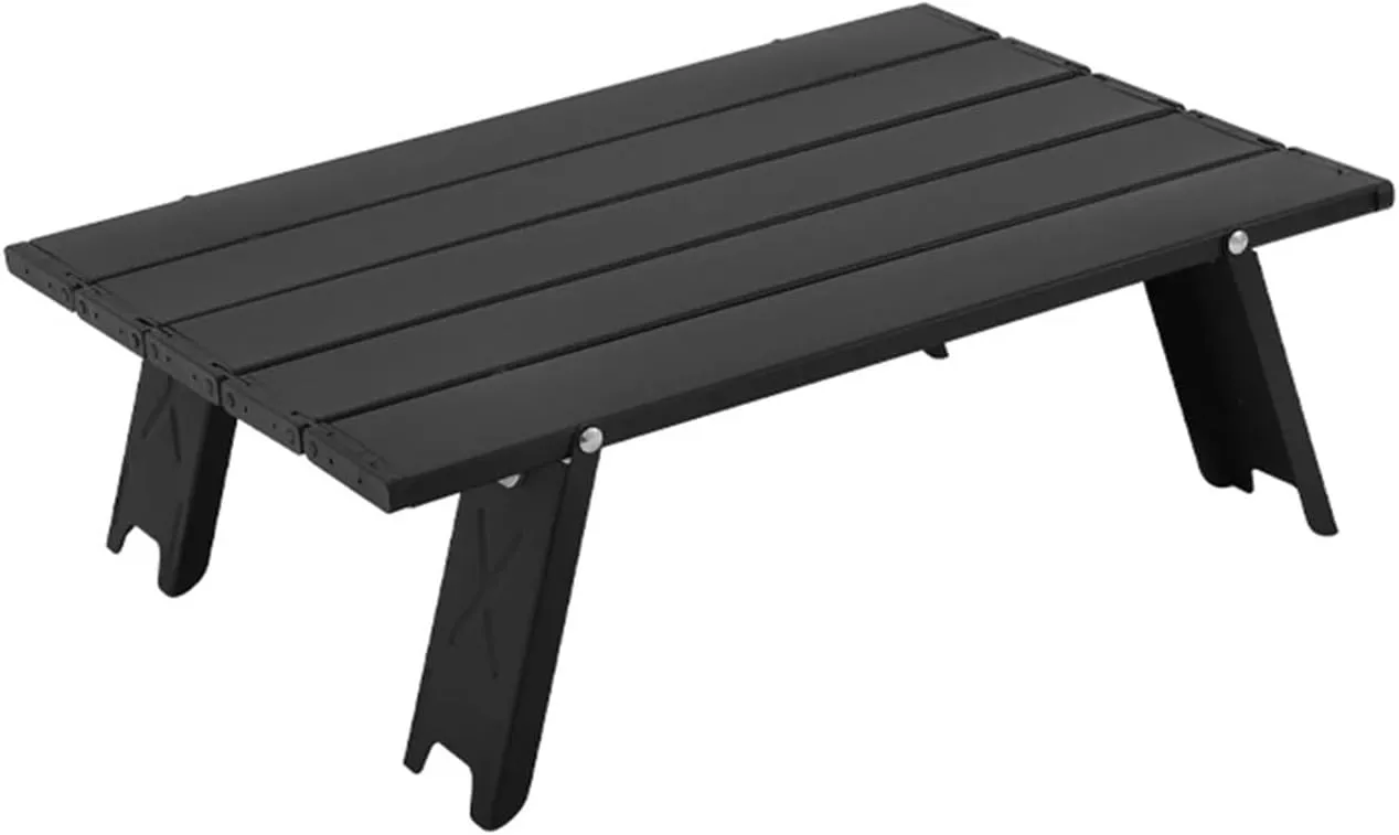 Camping Table Outdoor Camping Portable Foldable Mini Table for Tours Beach Picnic Barbecue Tableware Folding Computer Desk Ultralight Beach Picnic