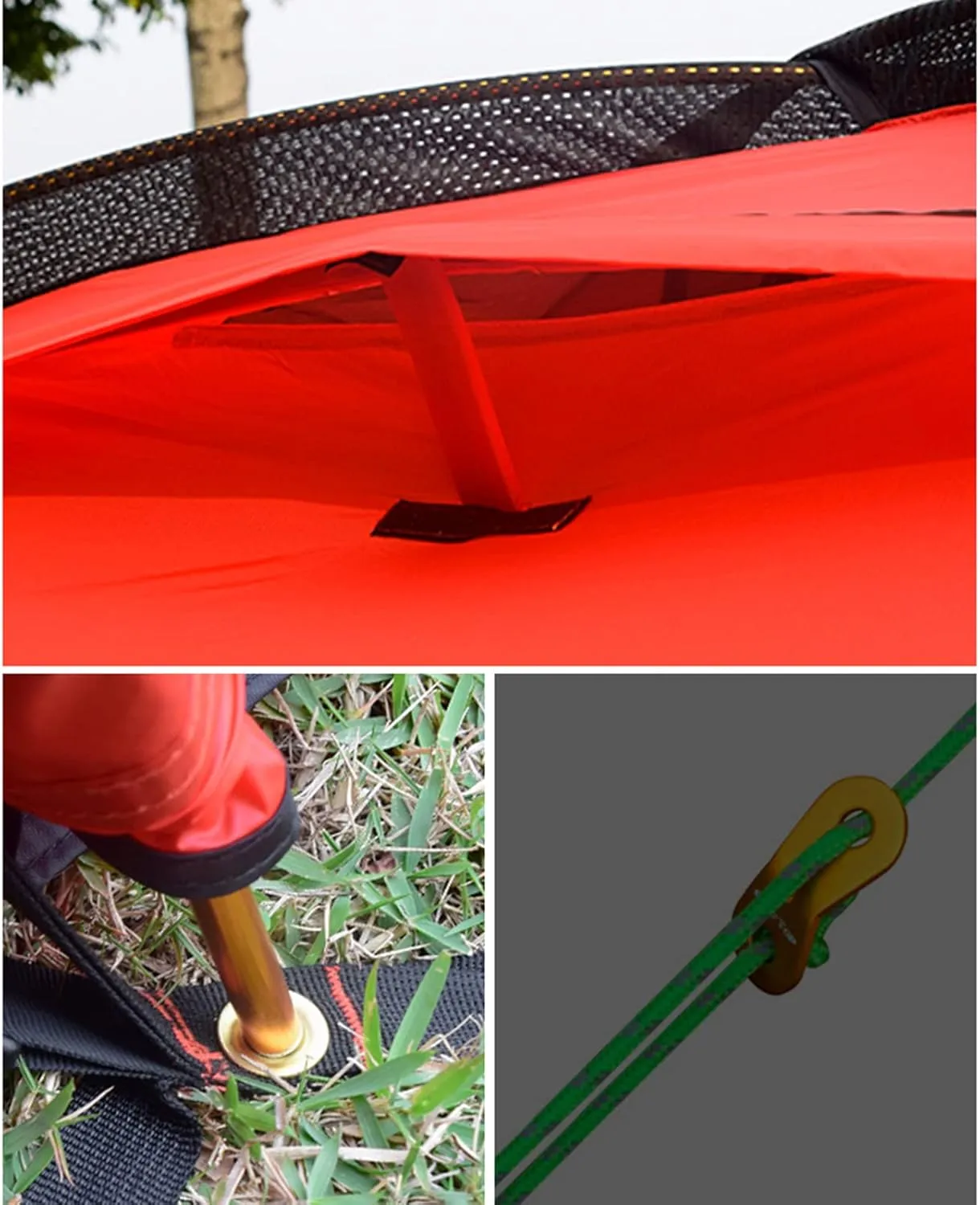 Camping Tent 1-2 Persons with Porch Ultralight Portable Outdoor Camping Tent - Family Backpacking Tent Double Layers Waterproof Easy Clip Setup