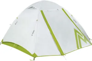 Camping Tent 2 and 3 Person Easy Quick Setup Two Doors Backpacking Tent - Waterproof Protection Large Tent White