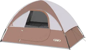 Camping Tent 2 Person, Waterproof Windproof Tent with Rainfly Easy Set up-Portable Dome Tents for Camping…