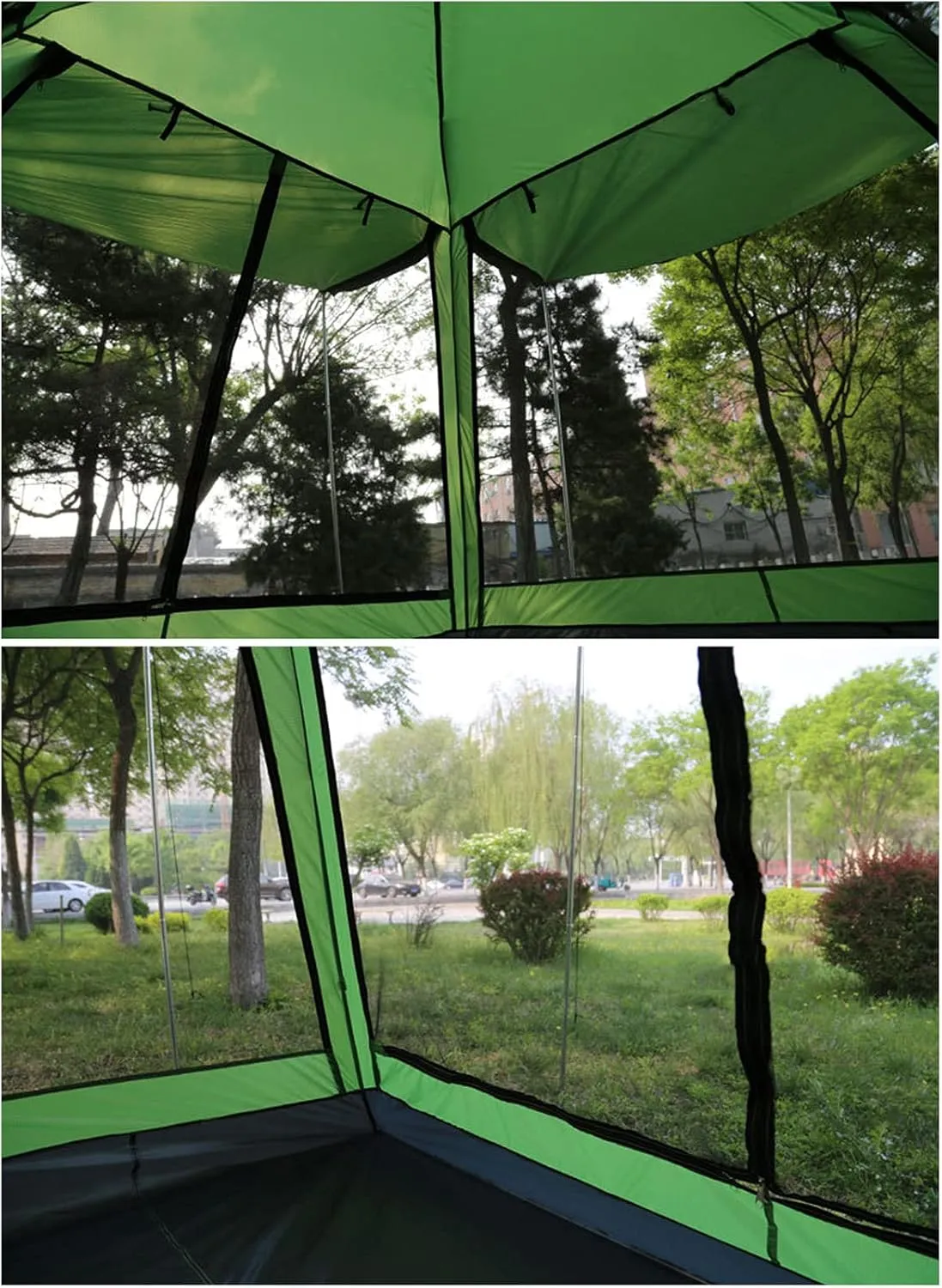 Camping Tent Backpacking Tent Double Layer Outdoor Tent Waterproof Wind Proof Anti-UV for Camping Hiking Travel Climbing - Easy Set Up (3-4 People),
