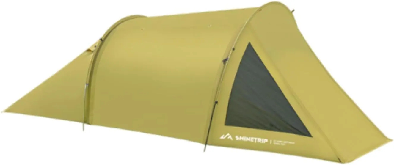 Camping Tent Backpacking Tent Windproof Easy Setup Breathable Stable Tunnel Tent Family Tent for Trekking Outdoor Traveling