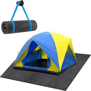 Camping Tent Carpet Mat 6.5x5 Ft Waterproof Rug Liner - Portable Under Tent Mat to Keep Floor Dry Blanket, Moisture Barrier for Camping Gear, Outdoor Picnic Supplies