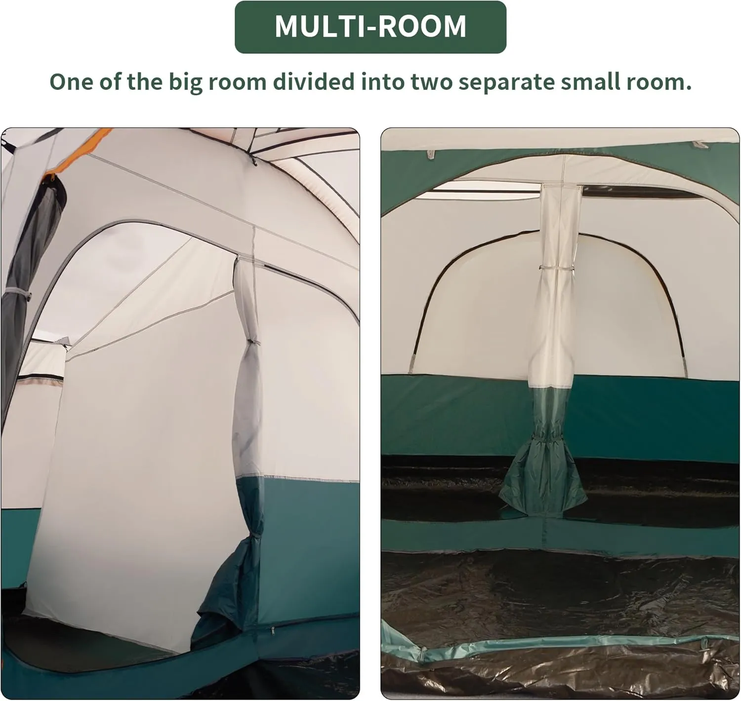 Camping Tent, Easy Setup, 1-2-8-10 Person Waterproof and Portable Tent for Camping Hiking Outdoor