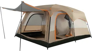 Camping Tent, Easy Setup, 1-2-8-10 Person Waterproof and Portable Tent for Camping Hiking Outdoor