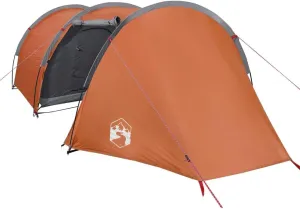Camping Tent Tunnel 4-Person Green Waterproof vidaXL