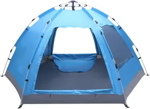 Camping Tent, Waterproof & Windproof Camping Dome Tent Automatic Pop Up Quick Shelter with Portable Carry Bag for Outdoor Hiking