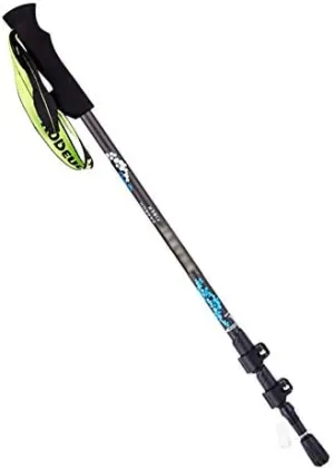 Carbon Fiber Telescopic Ultralight Walking Stick,Three-Section External Lock Folding Walking Stick Trekking Pole,for Senior Trekking,Backpacking,Hiking