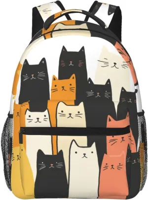 Cat Practical Backpack For Trekking Unisex Backpacking