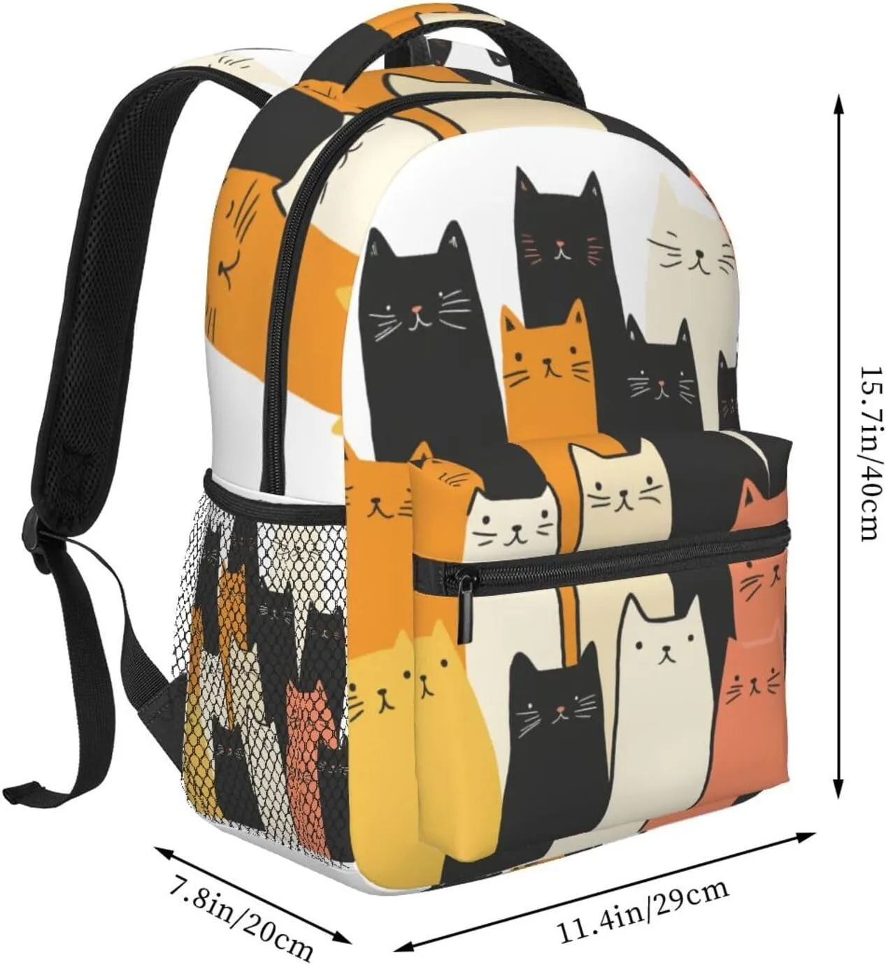 Cat Practical Backpack For Trekking Unisex Backpacking