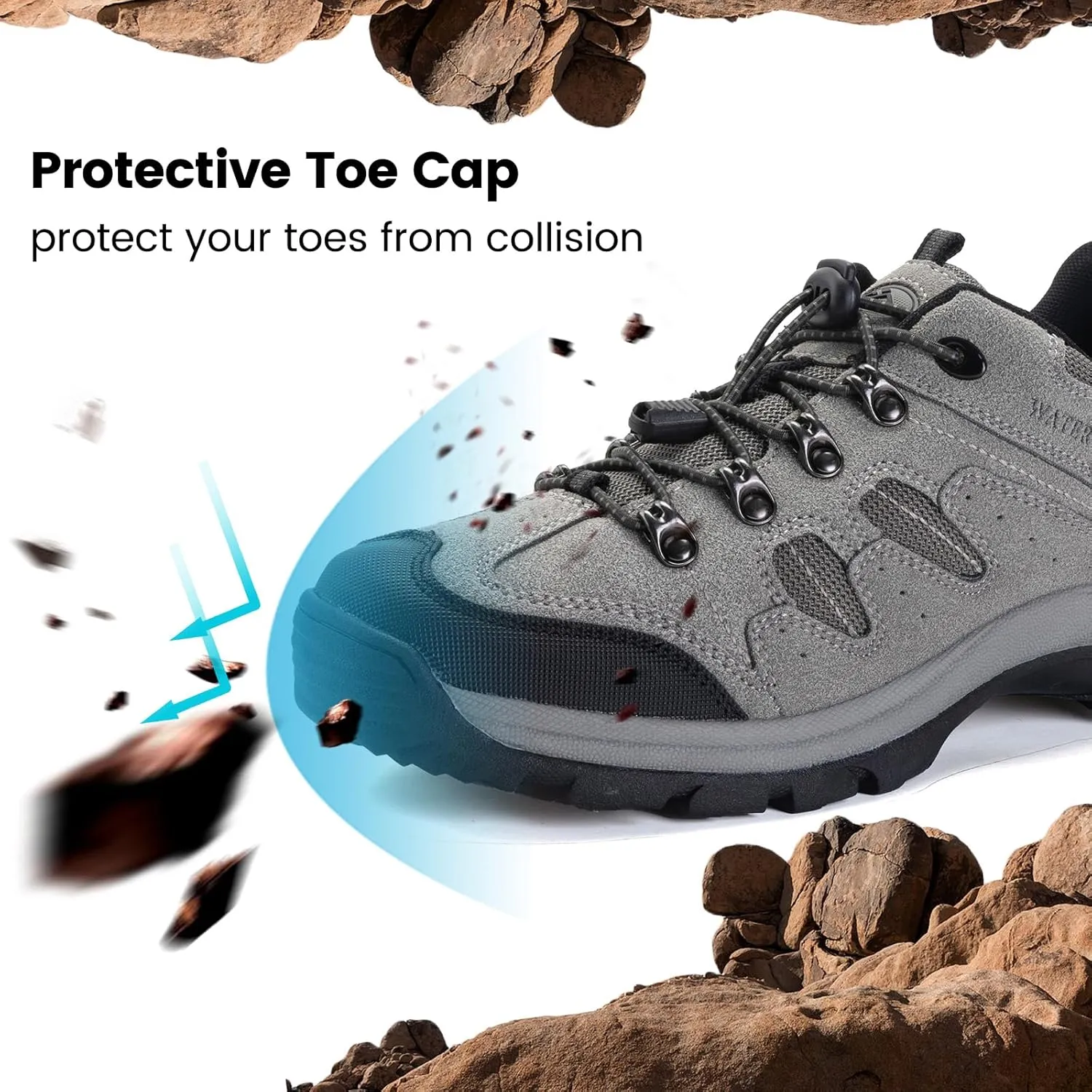 CC-Los Mens Hiking Shoes Outdoor Comfortable Trekking Shoe Lightweight Working Sneaker