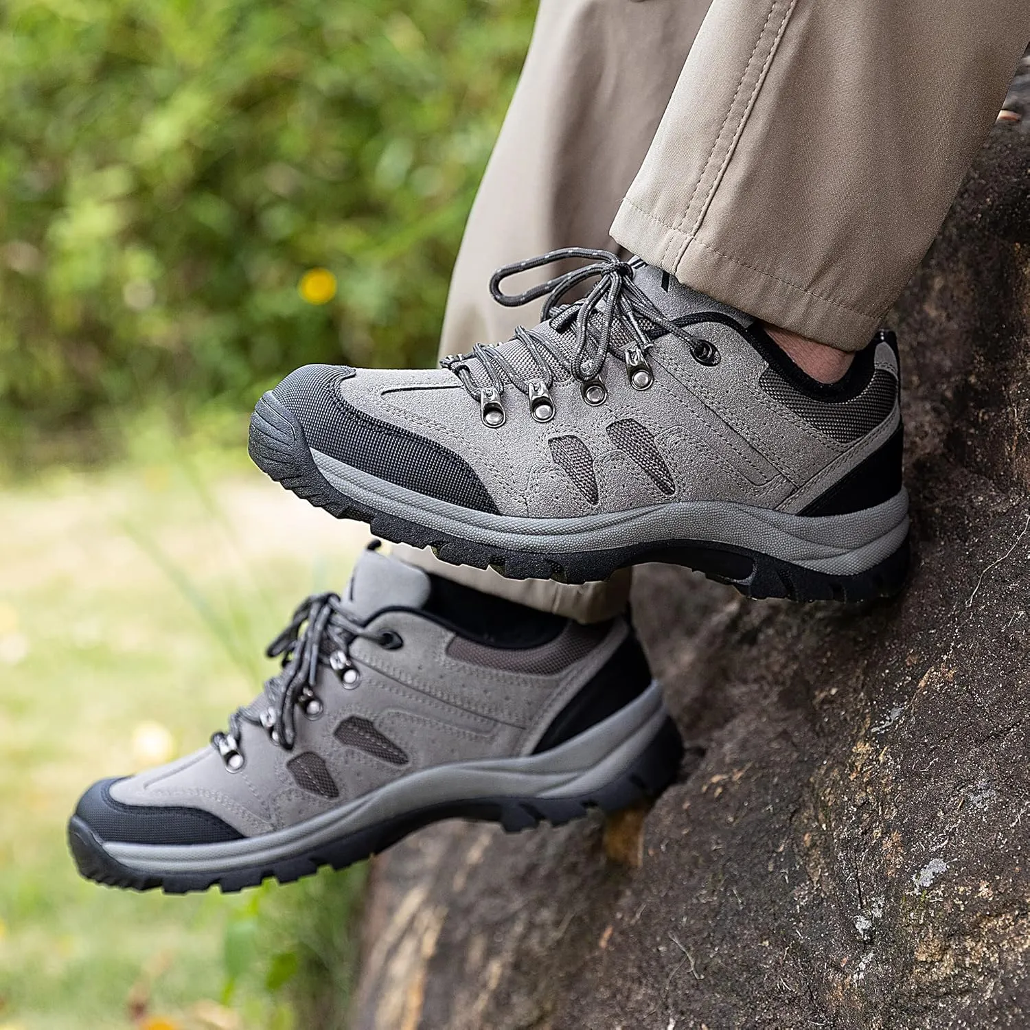 CC-Los Mens Hiking Shoes Outdoor Comfortable Trekking Shoe Lightweight Working Sneaker