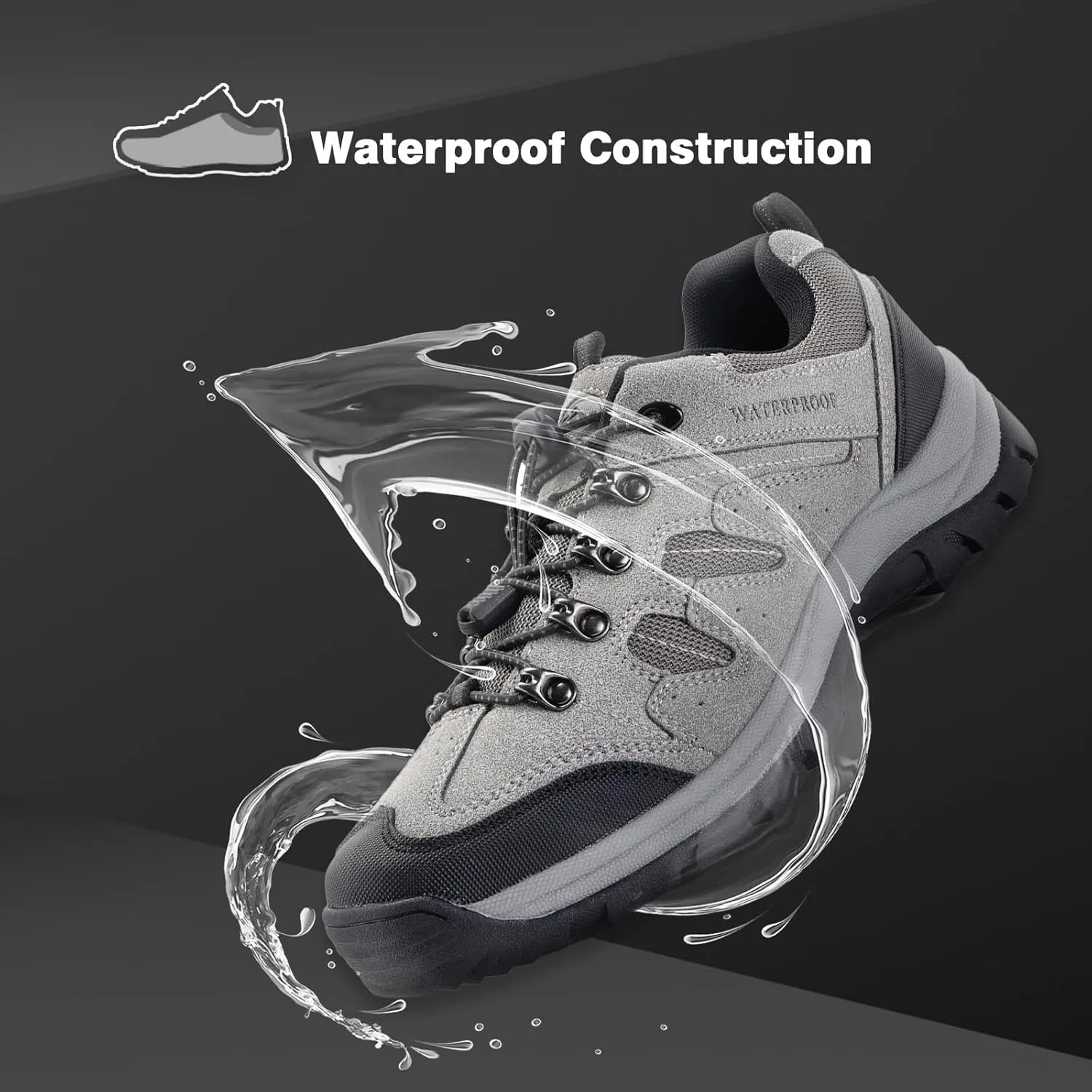 CC-Los Mens Hiking Shoes Outdoor Comfortable Trekking Shoe Lightweight Working Sneaker