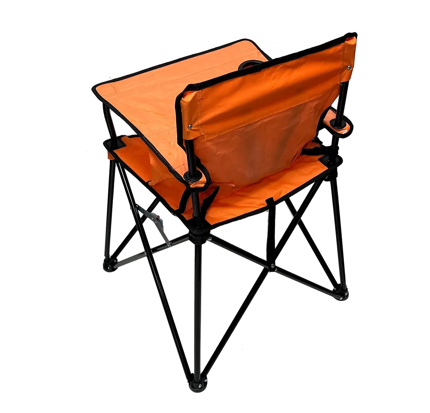 ciao! baby Portable High Chair for Babies and Toddlers, Compact Folding Travel High Chair with Carry Bag for Outdoor Camping, Picnics, Beach Days, and More (Orange Spirit)
