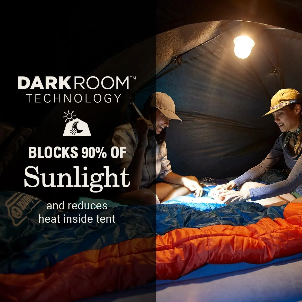 Coleman Skydome 6-Person Screen Room Camping Tent with Dark Room Technology