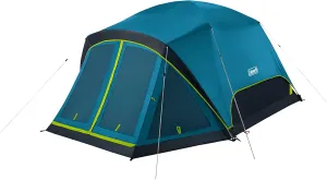 Coleman Skydome 6-Person Screen Room Camping Tent with Dark Room Technology