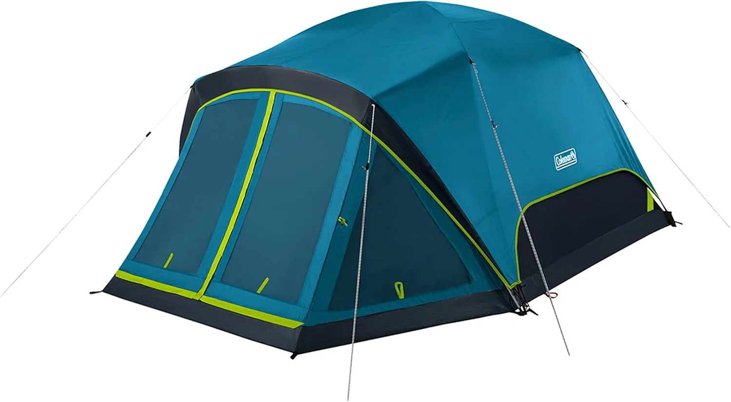 Coleman Skydome 6-Person Screen Room Camping Tent with Dark Room Technology
