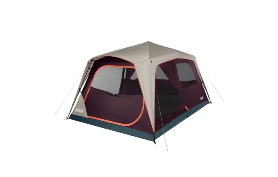 Coleman Skylodge™ 10-Person Instant Camping Tent, Blackberry