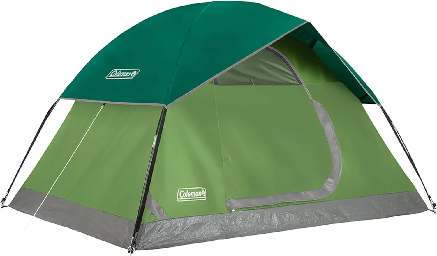 Coleman Sundome Camping Tent with Rainfly, 2/3/4/6 Person Tent Sets Up in 10 Mins, Weatherproof Shelter for Camping, Festivals, Backyard, Sleepovers, & More