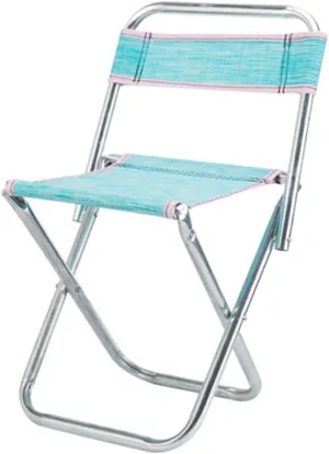 Collapsible Stool for Camping Portable Folding Chair Mesh Fishing Stool Perfect for Outdoor Activities Random Color