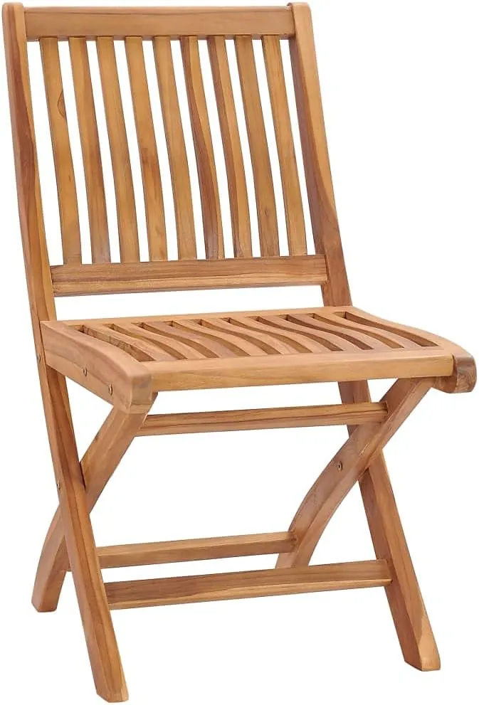 Comfortable Chair Camping Chairs Patio Chairs Kitchen Chairs - Patio Chairs 2 pcs with Black Cushions Solid Teak Wood for Outside Terrace Beaches Campsites