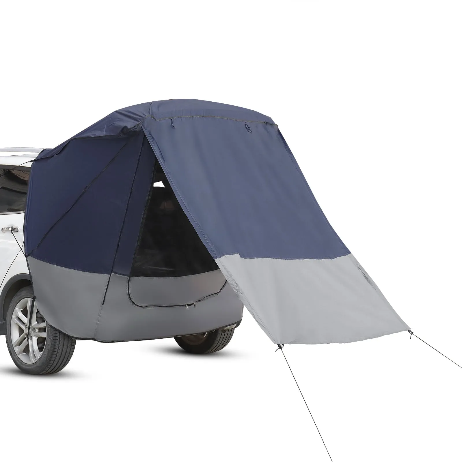 COOKCOK SUV Rear Tent Camping Tent, Silver Tape Hardcore, Navy Blue Dark Gray, 28.3"L x 4.5"W x 4.5"H