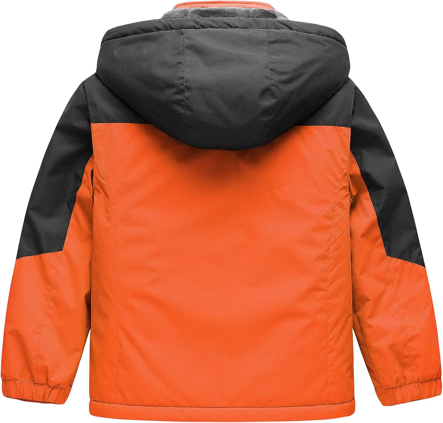 CREATMO US Boy's Waterproof Ski Jacket Warm Winter Snow Coat Windproof Snowboarding Rain Jacket